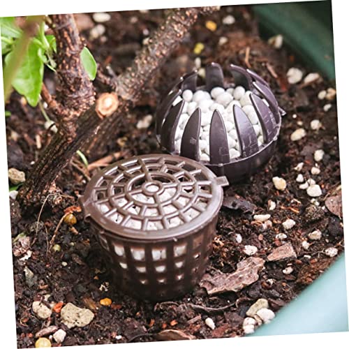 Yardenfun Orchid Pot Pcs Boxes Fertilizer Box Orchid Planter Mini Containers With Lids Container With Lid Garden Tools Holder Fertiliser For Hanging Baskets Fertilization Container Plastic Containers #TOP2