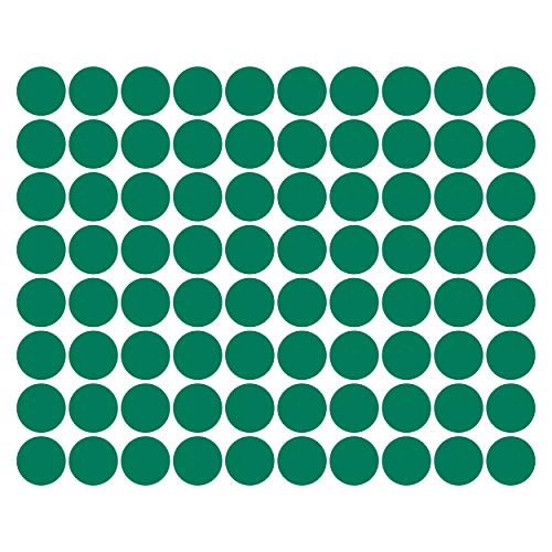 Stickers vert 2 inch amovibles en forme de dot pour marquer les sols et murs Litemark