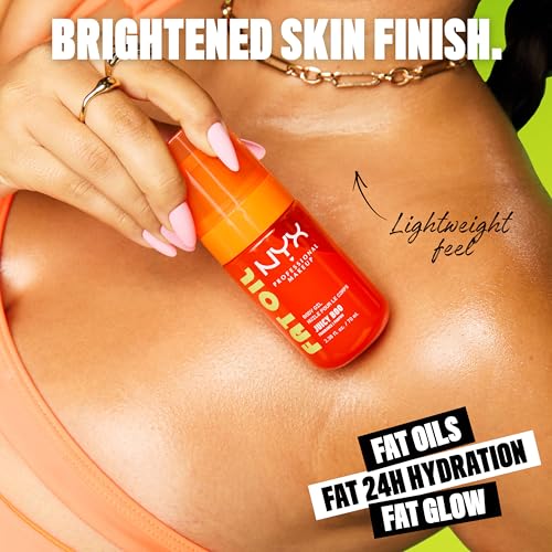 NYX PROFESSIONAL MAKEUP Fat Oil Body Oil in Juicy Boo, Citrus Scented Body Glow Moisturizer With Vitamin E for 24HR Hydration and Glowing Skin, Brightening Finish, Vegan & Cruelty-Free - image 2
