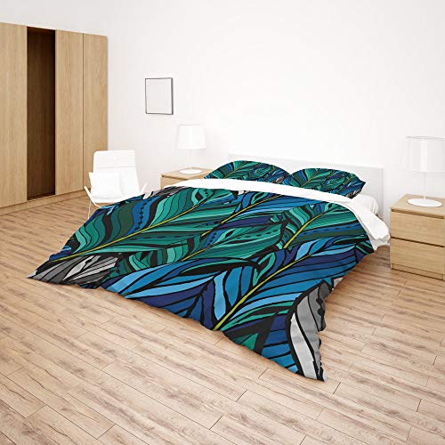 Parure de lit King Size ultra douce et facile d'entretien en microfibre de polyester - 4