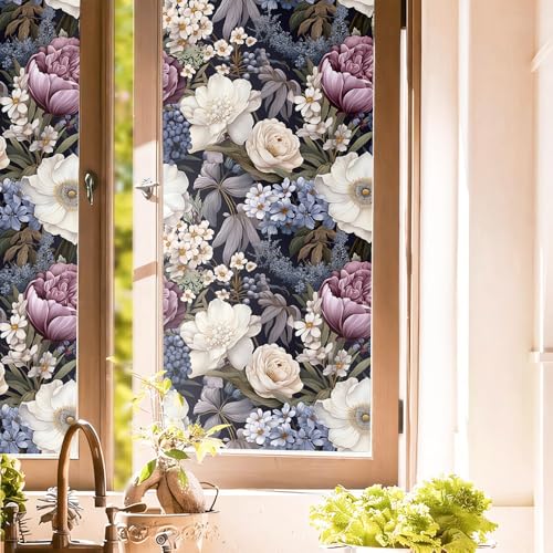 Vinilo decorativo blanco lavanda estilo victoriano 40x300 cm miniatura 1