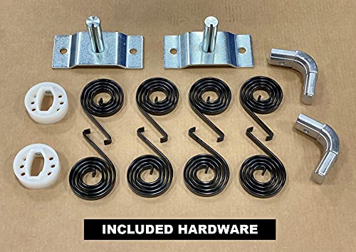 Electric ALUMINUM Arm 4 Spring Dump Truck Flip Tarp System Kit up to 23' bed (ARMS ONLY)