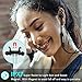 Akface Bluetooth 5.0 HD Stereo Sound Water Proof Sports Earphones with Soft Silicon Earhooks 6Hrs Play Time for Workout, Running, Gym, Black