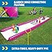 WOW Sports - Strike Zone Water Slide - 25 Foot Slip n Slide with Inflatable Sides & Sprinklers - Human Bowling Water Slide with Inflatable Pins