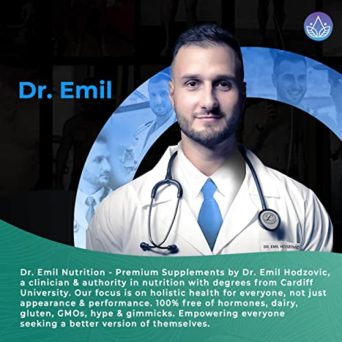 Dr Emil Nutrition Omega 3 Fish Oil - 360Mg Of Epa + 240Mg Of Dha Per Softgel To Support Heart, Brain & Joints, 60 Servings #TOP5