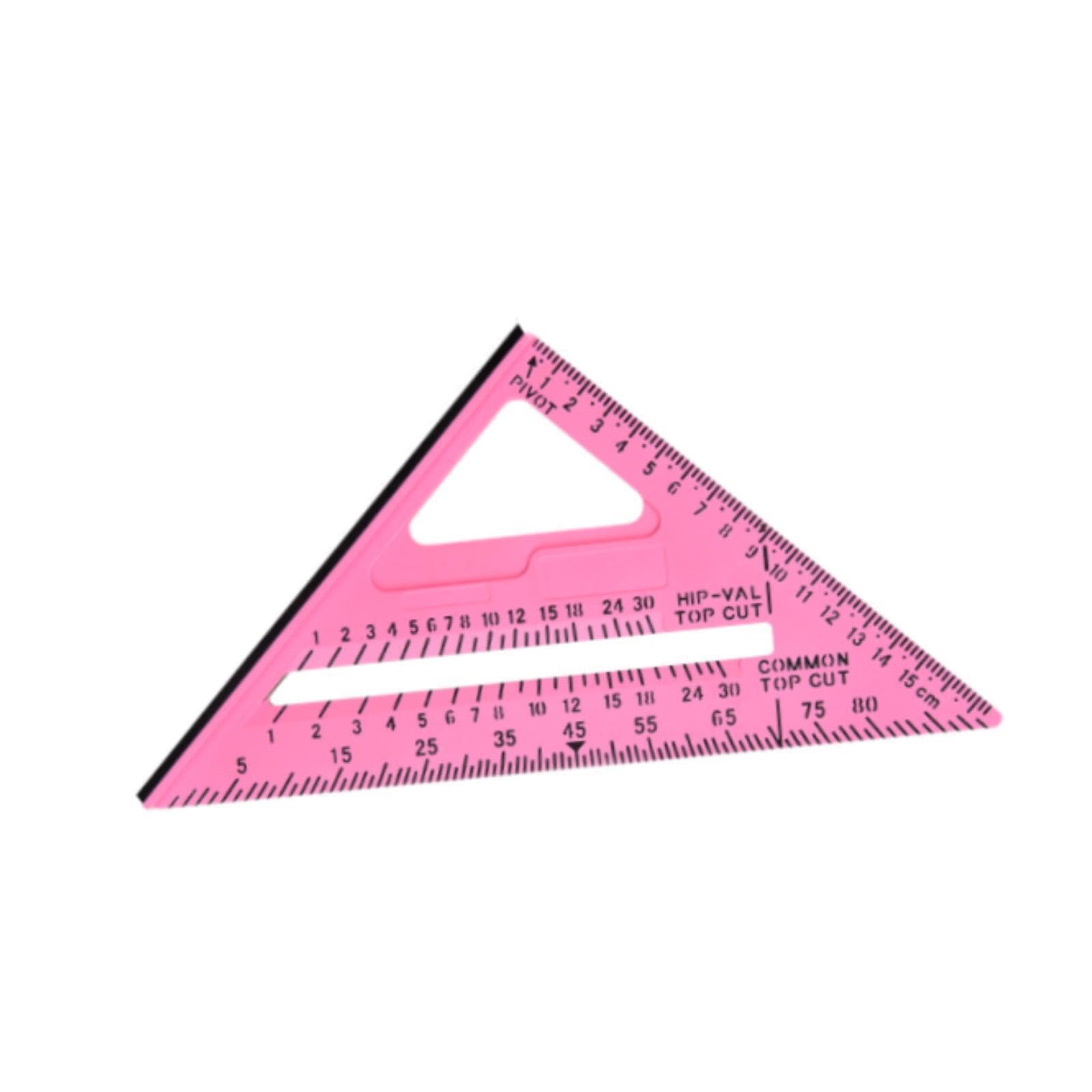 Yixannx Sturdy Woodworking Ruler Triangle Ruler Designed For Accuracy In Carpentry Tasks And Diy Projects Ensures Precision Measurements Every Time Square