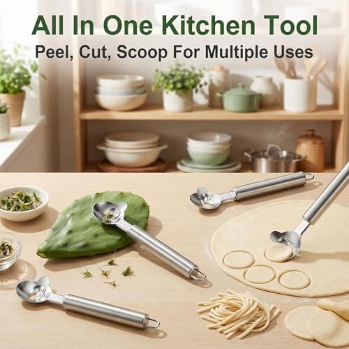 Image of 3-piece Multifunctional Pasta Maker Set, Household Kitchen Noodle Making Tool with Dough Cutter, Capable of Making Vegetable Noodles and Vermicelli for Daily Cooking