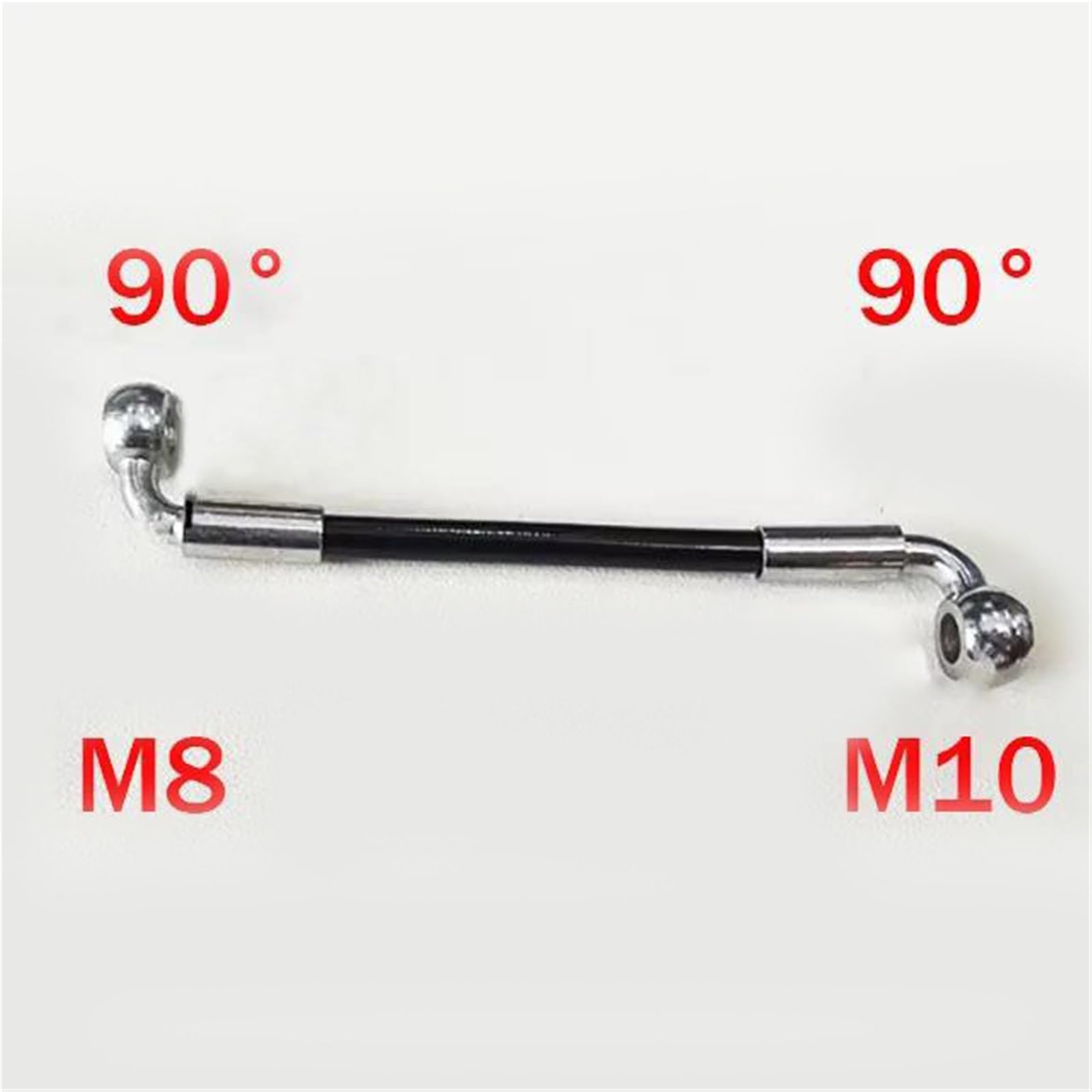 Línea de Embrague y Freno Cable De Freno para Motocicleta, Manguera Embrague, 30-350 Cm, M8-M10, Tubo Aceite Hidráulico, 90°-90°, Accesorios(3500mm)