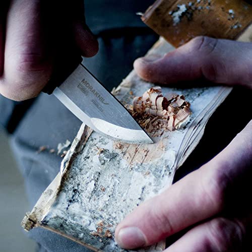 Morakniv Eldris Fixed-Blade Pocket-Sized Knife With Sandvik Stainless Steel Blade, Lanyard And Firestarter, Green, 2.2 Inch #TOP7