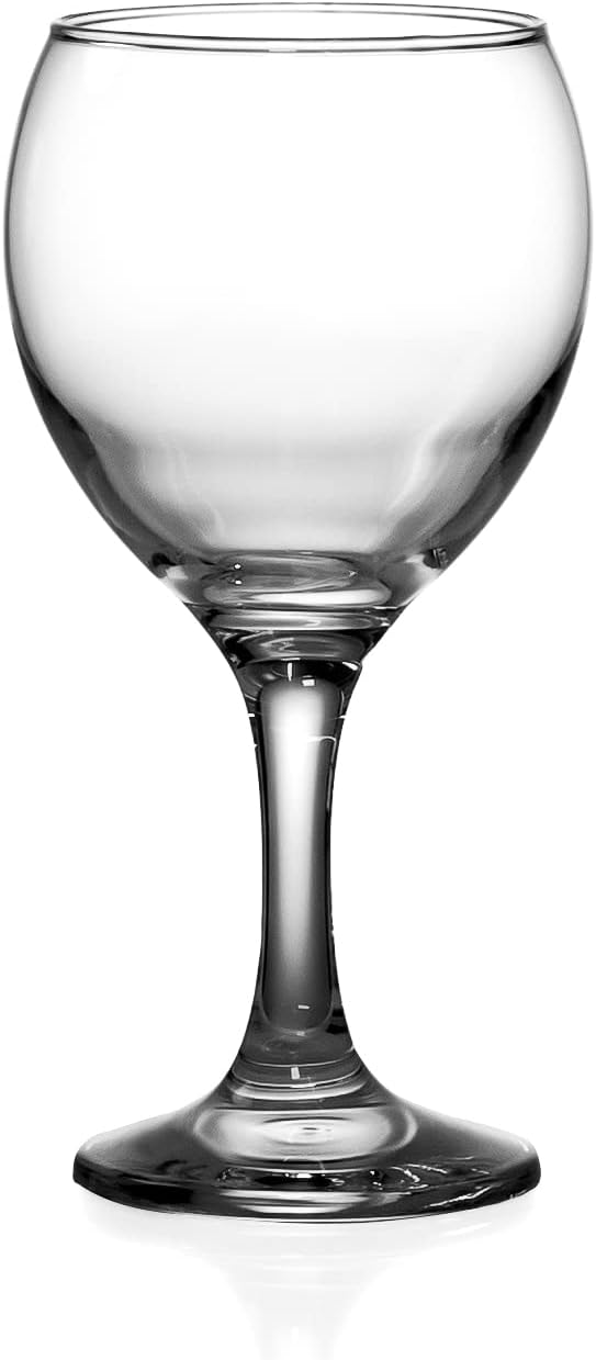 Red Co. Multipurpose Classic Stemmed Clear Wine Glasses, 12.25 fl oz — Set of 4