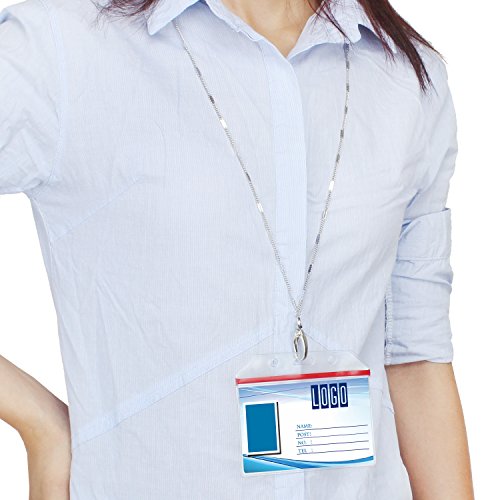 Wisdompro Fashion Lanyard, Women's Chain Lanyard Necklace With Metal Clasp And Keyring For Keys, Id Badge Card Holder - Twist Chain #TOP4