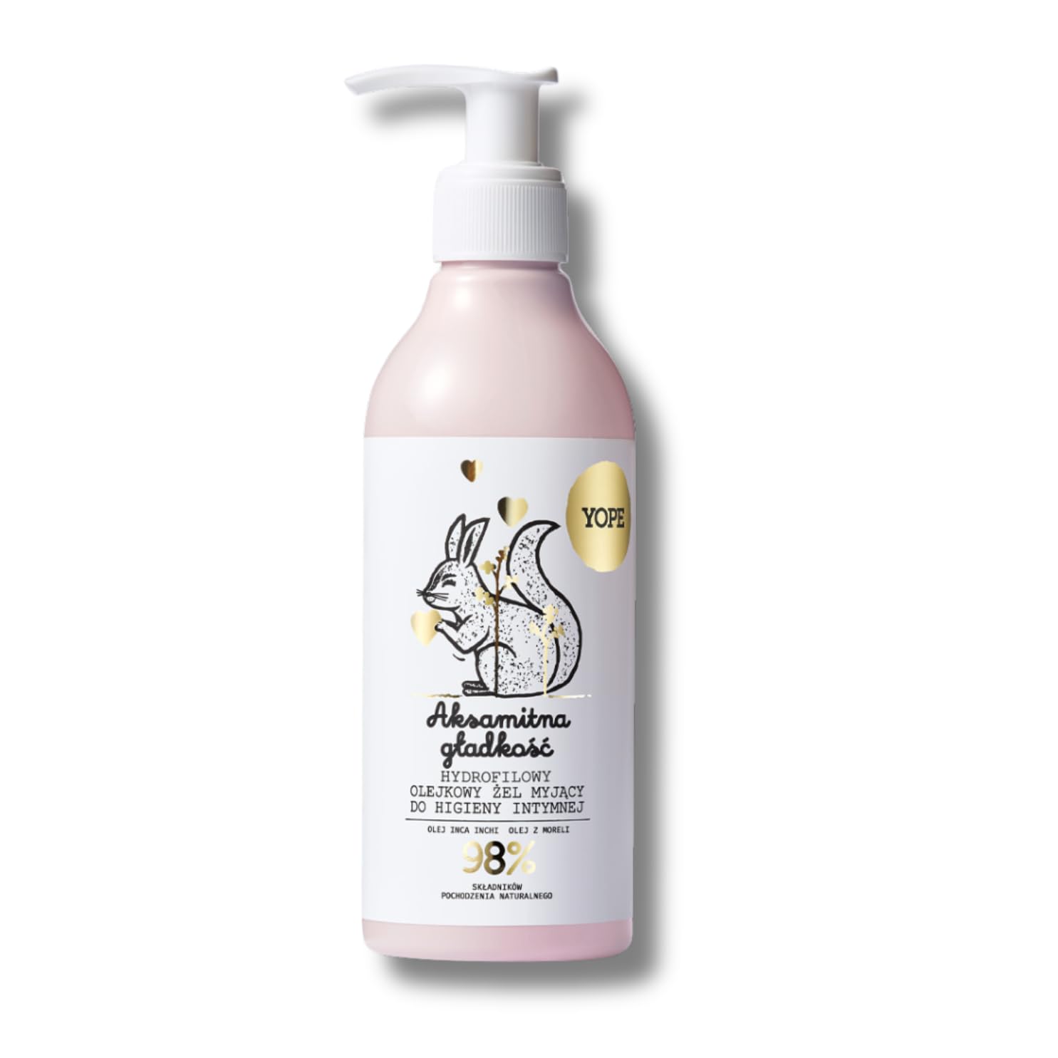 YOPE Hydrophilic Oil for Intimate Wash | Natural Oil Complex | Lactic Acid | 98% ingredients of natural origin 250ml