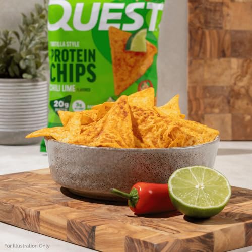 Image of Quest Nutrition Chili Lime Tortilla Style Protein Chips, 4 Count