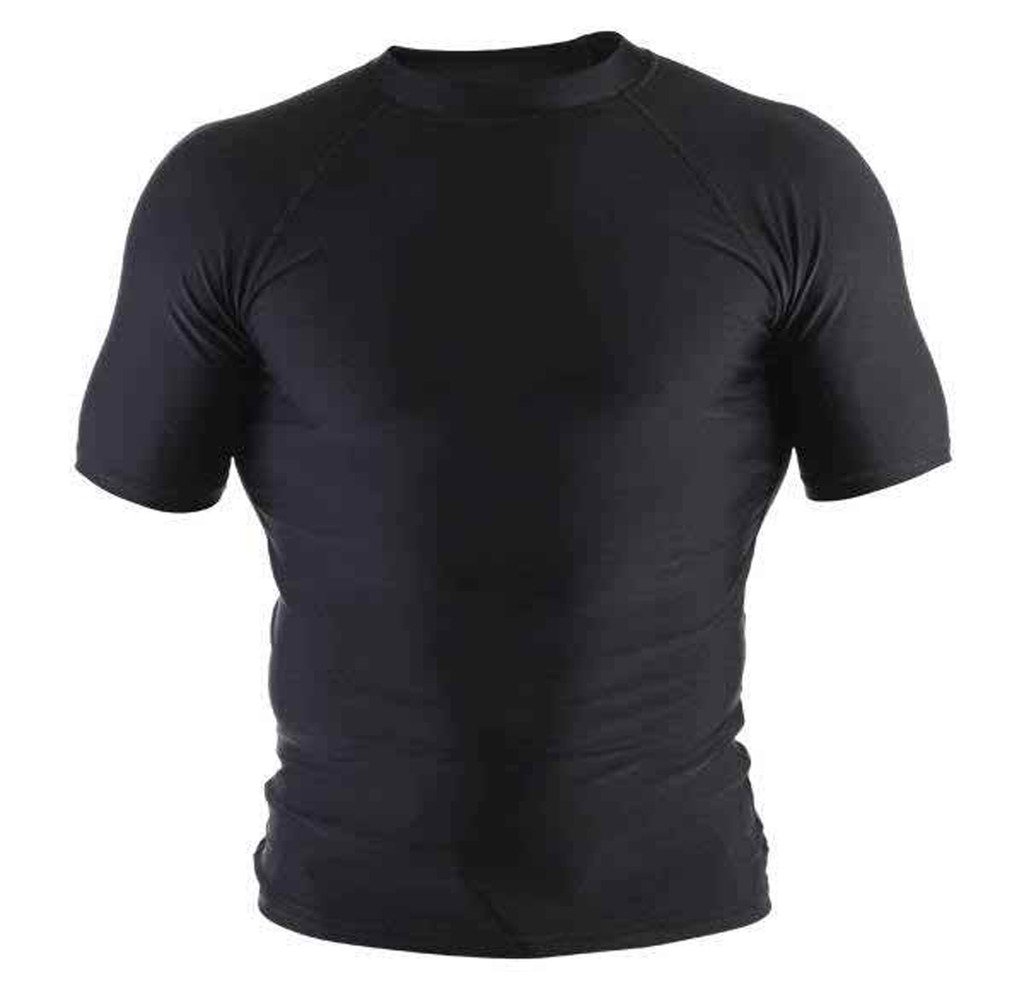 Clinch Gear Compression Shirt, Rash Guard for Cross-Training WOD's, OCR, MMA, BJJ, No-Gi, Double Stitched, Mens Workout Short Sleeve Compression Shirt, Premium Quality