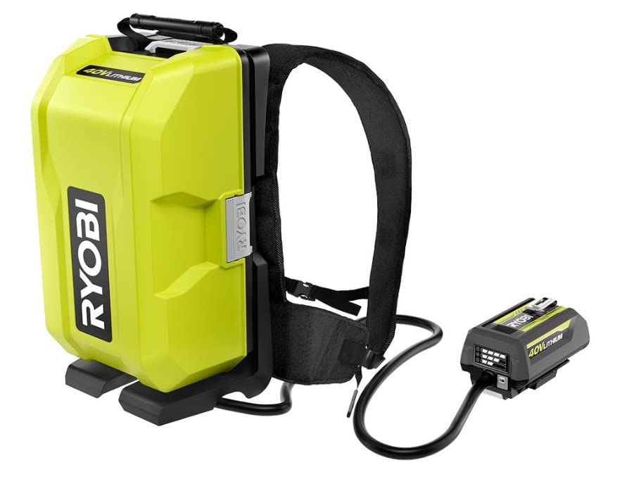 Ryobi 40V Backpack Battery Power Supply Extender (Tool Only- Batteries NOT Included)