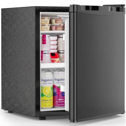 Image of Antarctic Star 1.6 Cu.Ft Mini Fridge with Freezer - Compact Upright Refrigerator with Adjustable Shelves, 7-Level Thermostat & Whisper-Quiet Operation for Bedroom, Apartment