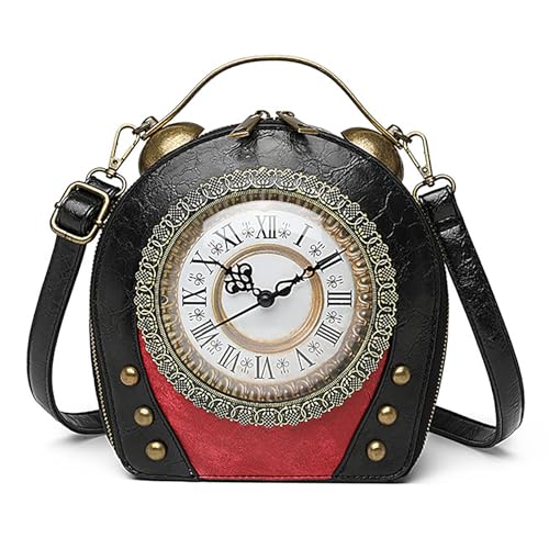 Sac à main horloge steampunk idéal pour vos sorties rétros