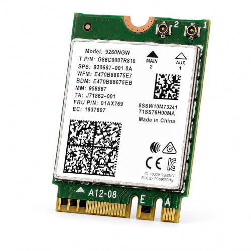 Módulo WiFi 5 AC 9260 con MU-MIMO y Bluetooth 5.1 de alta velocidad
