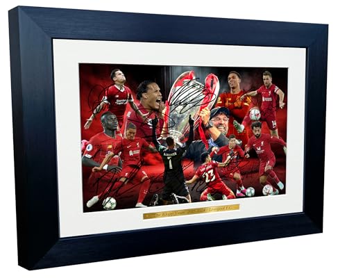 Photo de Liverpool dédicacée cadeau idéal de collection pour fan de football