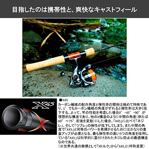 ダイワ(DAIWA) トラウトロッド ワイズストリーム 60TL 釣り竿 3枚目