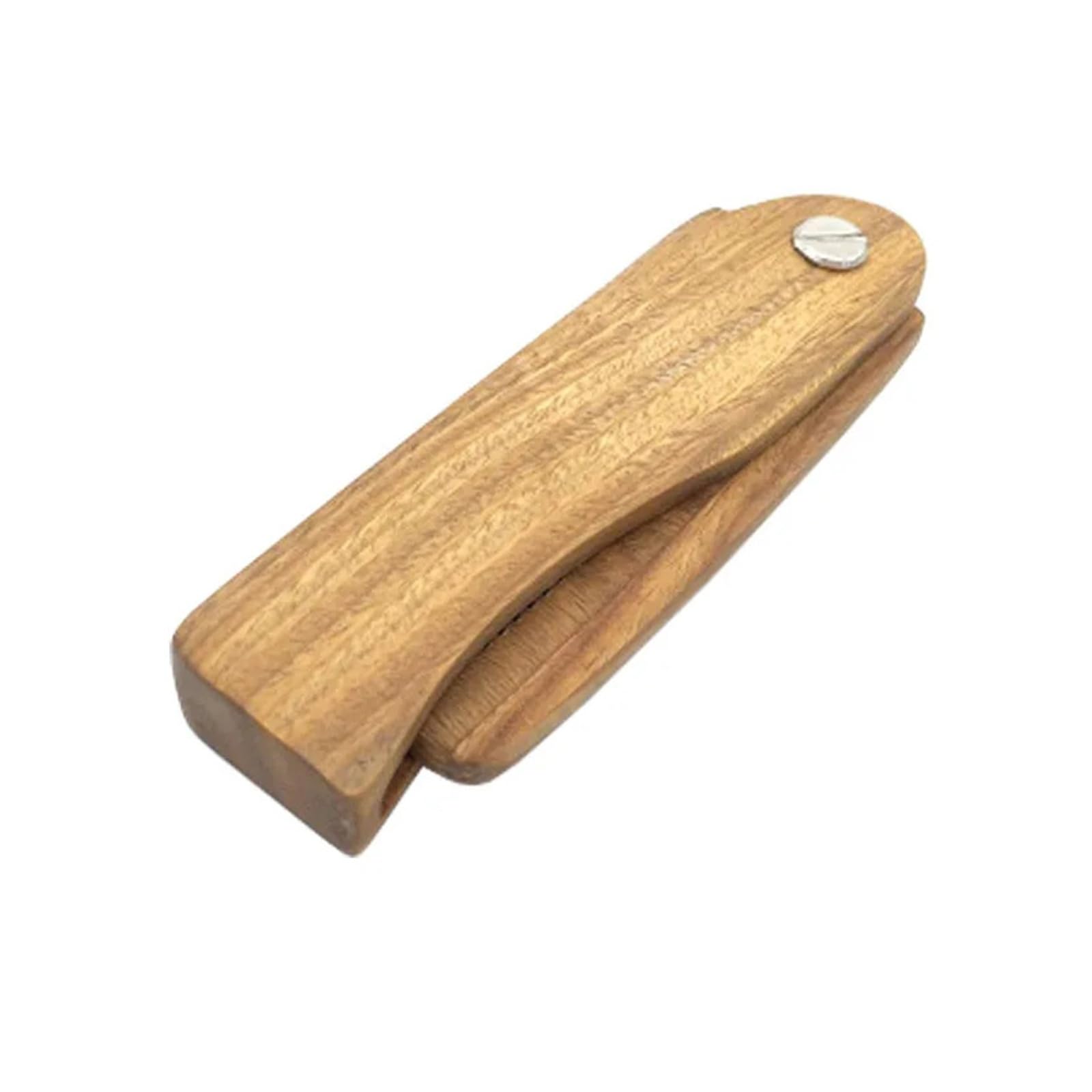 Pettine for barba pieghevole in legno di sandalo(Green Sandalwood)