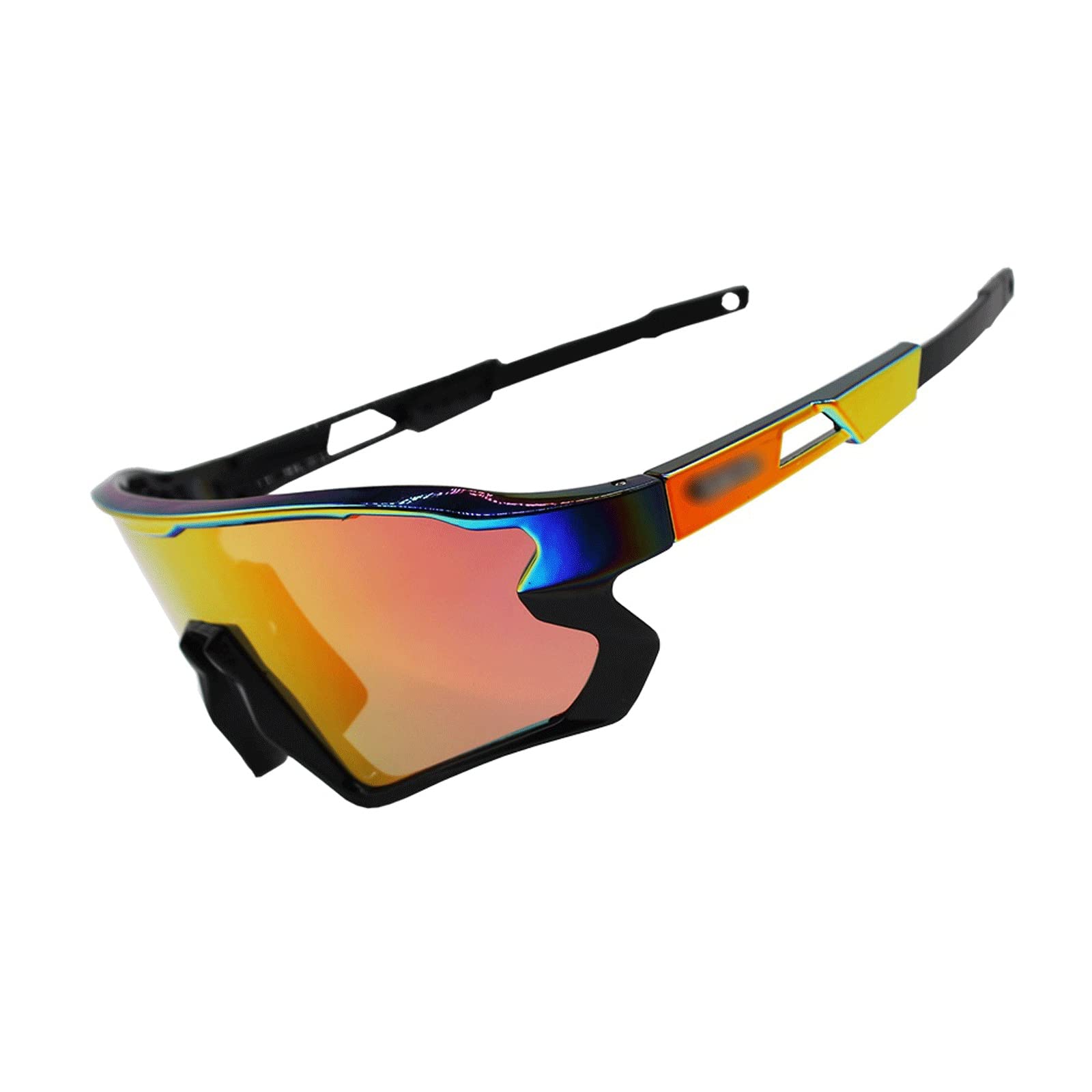 DieffematicMJ Gafas De Sol Hombre Lente Ciclismo Gafas De Sol TR90 Gafas de Bicicletas Deportivas MTB Bicicleta de montaña Pesca Senderismo Ciclismo Gafas (Color : Talla �nica)