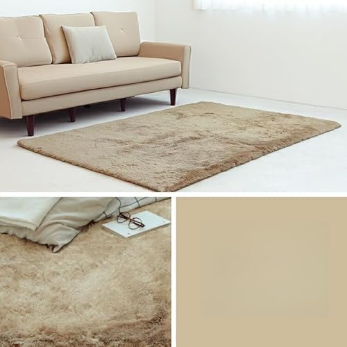 シャギーラグ 洗える ペコラ M サイズ 190×190 ラグマット 6畳 6帖 オールシーズン マイクロファイバー 高密度極細繊維 目付け700g ふかふか ノンホルムアルデヒド 抗菌加工 床暖房対応 滑り止め 丸洗い シンプル おしゃれ ふわふわ 一人