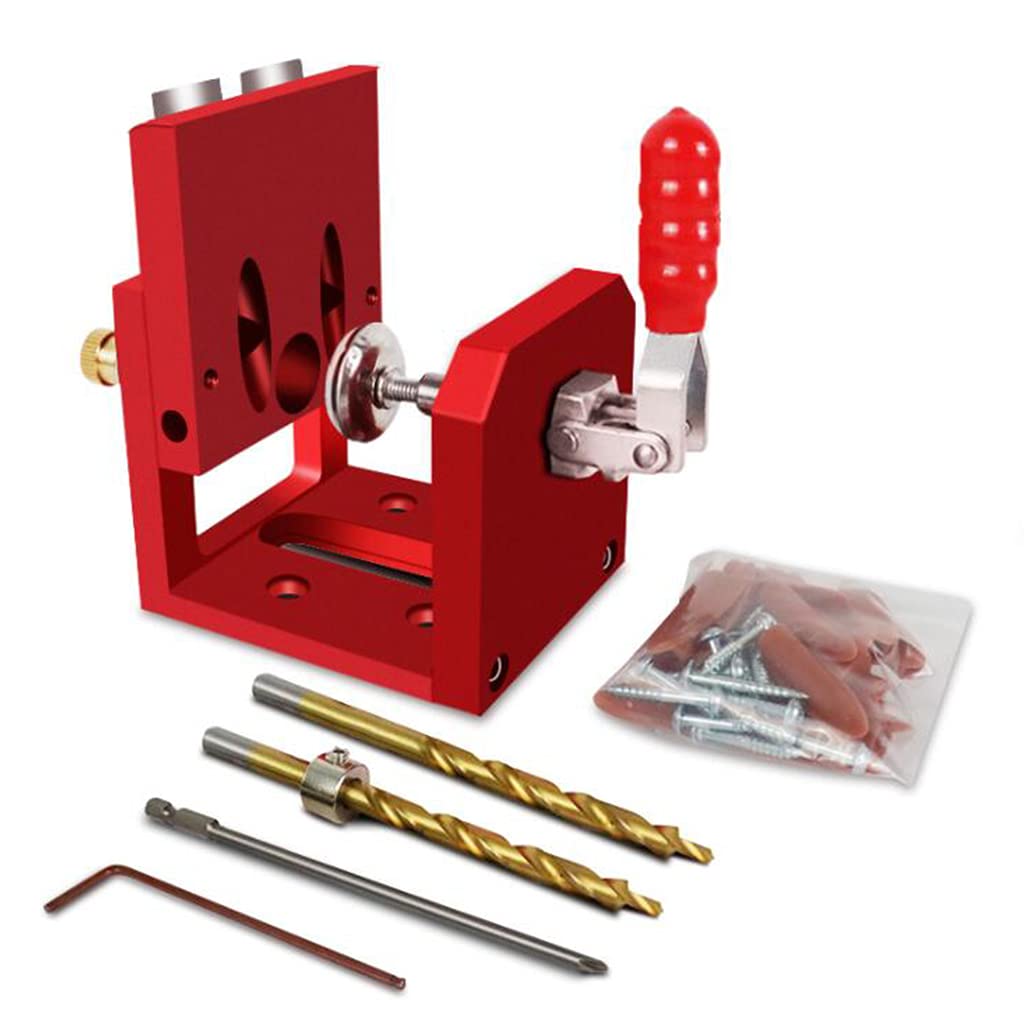 9mm / 0.35In Oblique Hole Punching Locator, Woodworking Puncher Hole Tools Screwdriver Drill Bits Set Screwdriver Drill Bits Sets