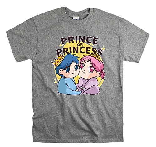 T-shirt Prince or Princess pour éviter les vêtements serrés avec sa taille XXL