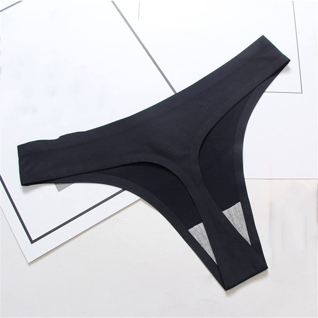 keusyoi 10 piezas de ropa interior sexy de seda fina tanga talla grande negro rojo señoras tangas bragas