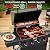 Feasto 4-Burner Gas BBQ Grill with Side Tables, 36,000 BTU Outdoor Propane Grill with Premium Enameled Coated Chamber Body & Porcelain-Enameled Grates for Deck Party & Patio BBQ, 559 Sq. In., Black
