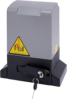 Elektrischer Torantrieb für Schiebetor bis 800 kg, Automatischer Toröffner mit 370W Motor, Kompletter Antrieb mit Steuerung, inklusive 6 m Zahnstange und Fernbedienungen