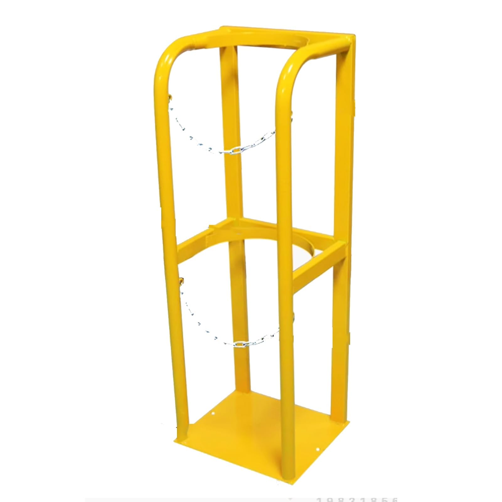 ASerZenith Anti - Tipping Oxygen Tank Holder, Steel Column Gas Cylinder Holder, 27Cm/10Inches Diameter Fits Oxygen & Nitrogen Tanks, Multiple Bottle Positions At Your Choice, Nitrogen Tank Holder