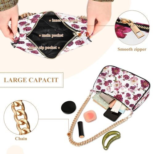 Sac à bandoulière blanc d'automne à chaîne idéal pour vos sorties citadines - 4