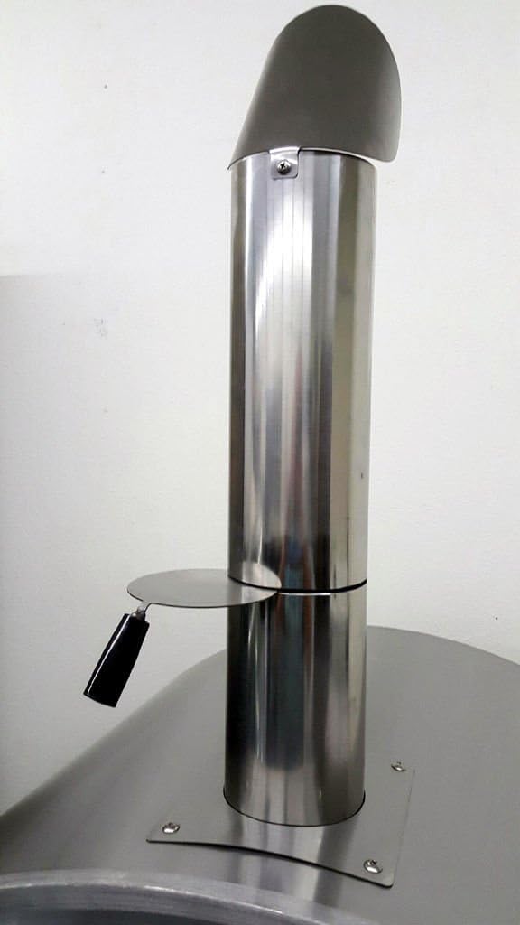 44" XL Size Wood Fired Outdoor Stainless Steel Pizza Oven BBQ Grill