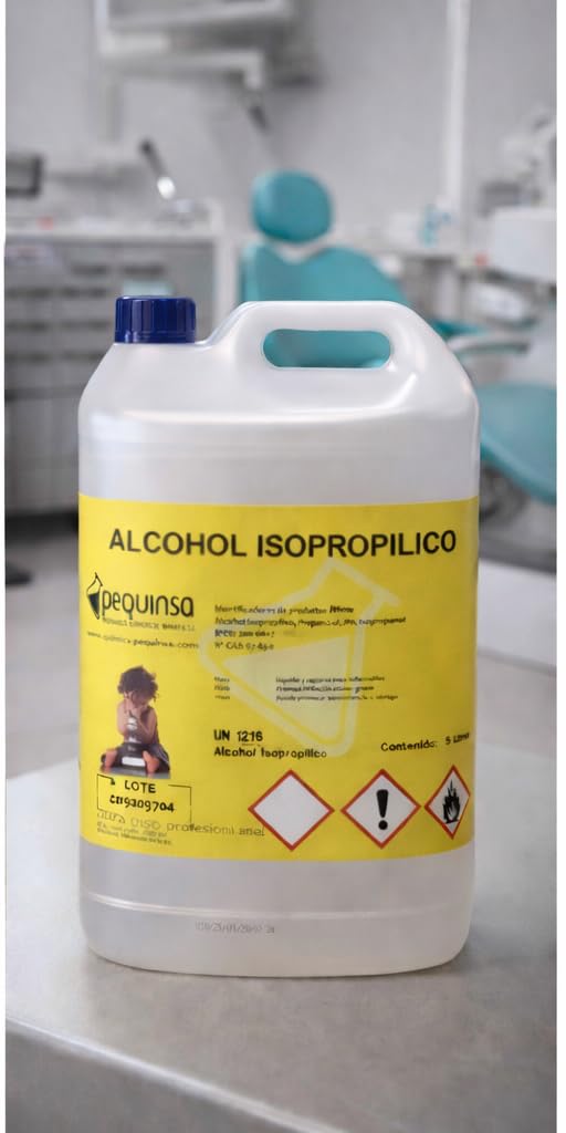 Alcohol Isopropílico 99,8% Envase 5 Litros Alta Pureza