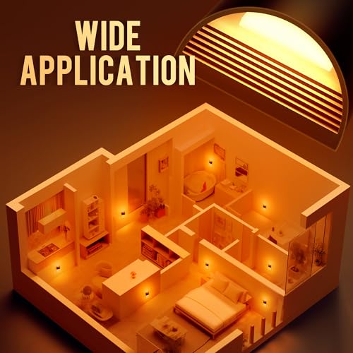 Image of DORESshop LED Night Light[4 Pack], Night Lights Plug into Wall, 3 Level Brightness Adjustable Plug in Night Light, Dusk to Dawn Sensor, Nightlights for Adults, Bedroom, Bathroom, Hallway, Amber