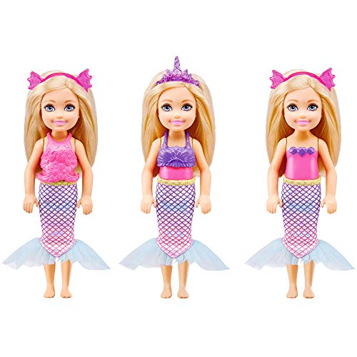 Barbie Chelsea Dreamtopia Muñeca se disfraza con accesorios de moda y disfraces de juguete (Mattel GTF40)