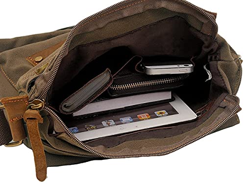 Sechunk Canvas Shoulder Bags Crossbody Bags Messenger Bags Purse Daypack for Men Women4