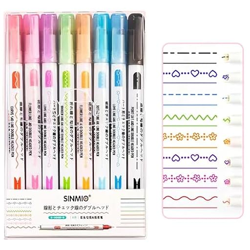 zoerbufan 8 Pcs Rotuladores de Resaltado de Curvas, Curve Highlighter Pen Set con 8 Formas De Curva Diferentes para álbumes de Recortes, Diarios, Notas, planificador, Calendario, Oficina | Ya disponible en tu tienda friki favorita! En mundofriki.es!