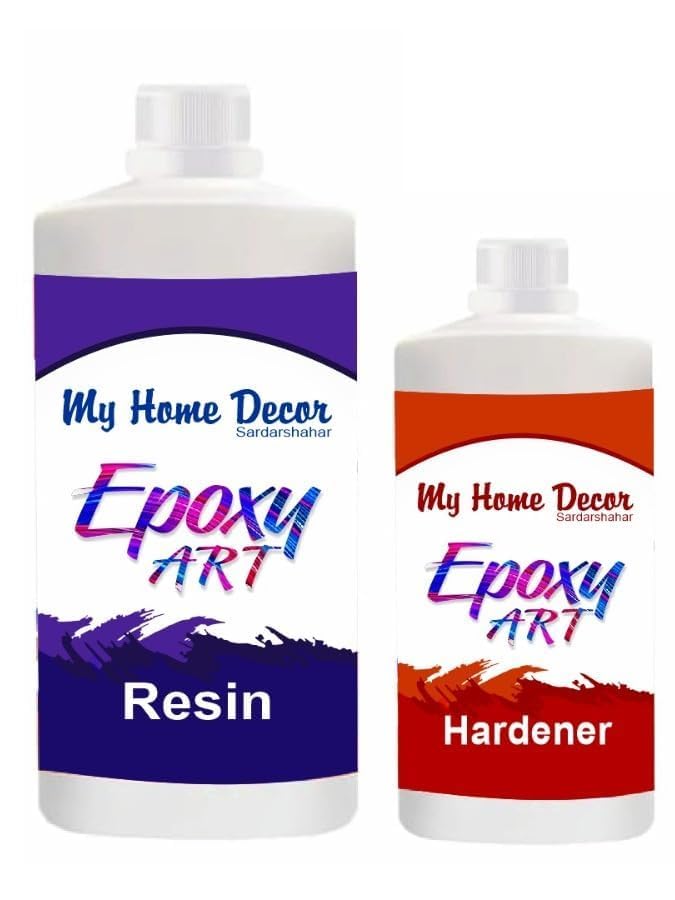 MY HOME DECOR -Epoxy Resin - 2:1 Epoxy Resin and Hardener Art Kit 300 gm, Crystal Clear Resin - 200 gm, Hardener 100 gm,For Art and Craft, DIY, Home Decor Projects, epoxy resin art kit (B0D35VGL5V) Amazon Price History, Amazon Price Tracker