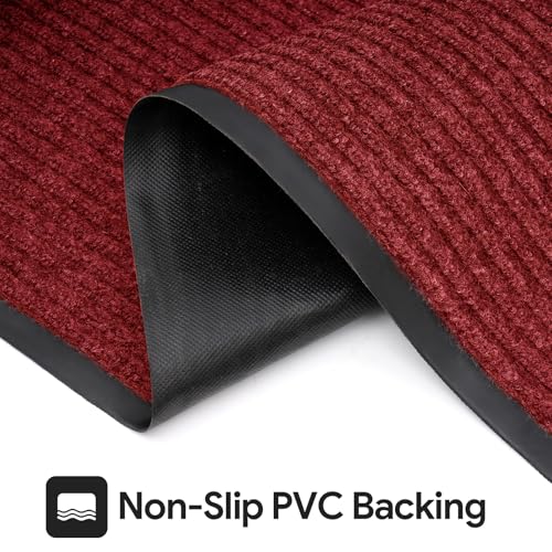 Tapis d'entrée à brosse durable avec envers caoutchouc lourd - 6