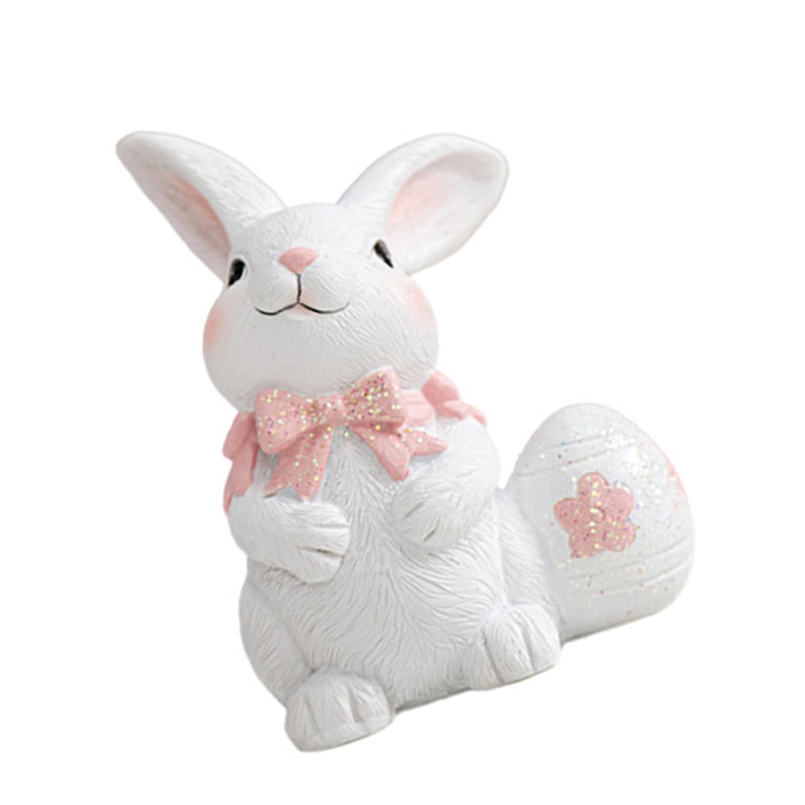 Amazon.co.jp: ハンドクラフトイースターボウノットウサギ像卵を