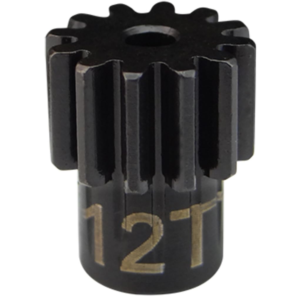 Hot Racing SDMD12M06 Steel Pinion Gear 12T .6 Module 2mm Shaft