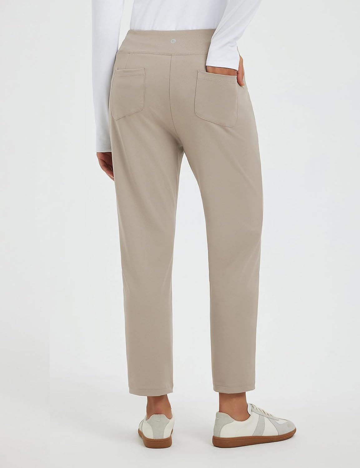 baleaf Womens Travel Pants Stretch Ankle Golf Pants with Pockets Comfy Petite Business Casual Dressy Work Slacks - Image 2