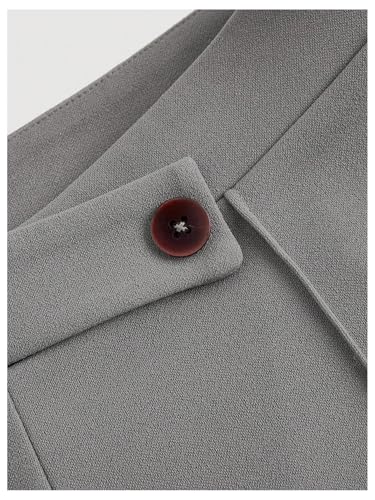 SOLY HUX Women's High Waisted Flare Pants Bell Bottom Business Office Work Pants Trousers3