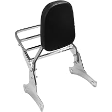 Motorcycle Backrest part For H-ONDA Shadow VT750 C2 RC44 / VT400 1997-2001 2002 2003 Motorcycle Chrome Rear Backrest + Luggage Rack