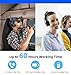 Bluetooth Headset with Microphone,Noise Cancelling with Mute Button, Very Strong Wireless Range, All-Day Comfort On Ear Headphones 60 Hrs Working time for Trucker/Work/PC/Call Center/Meeting/Office