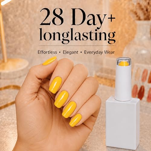 Image of Bolt Bee yellow Color Gel Nail Polish Soak Off UV Gel 15ML DIY at Home Manicure Salon Nail Art