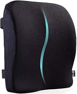 5 STARS UNITED Back Support for Office Chair - Memory Foam Lumbar Pillow